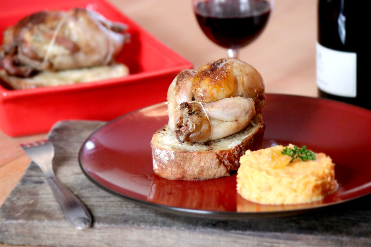 Caille rôtie au four | Les Maîtres Bouchers du Terroir